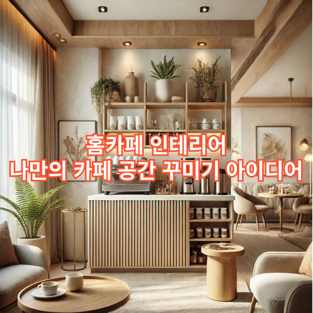 홈카페 인테리어: 나만의 카페 공간 꾸미기 아이디어