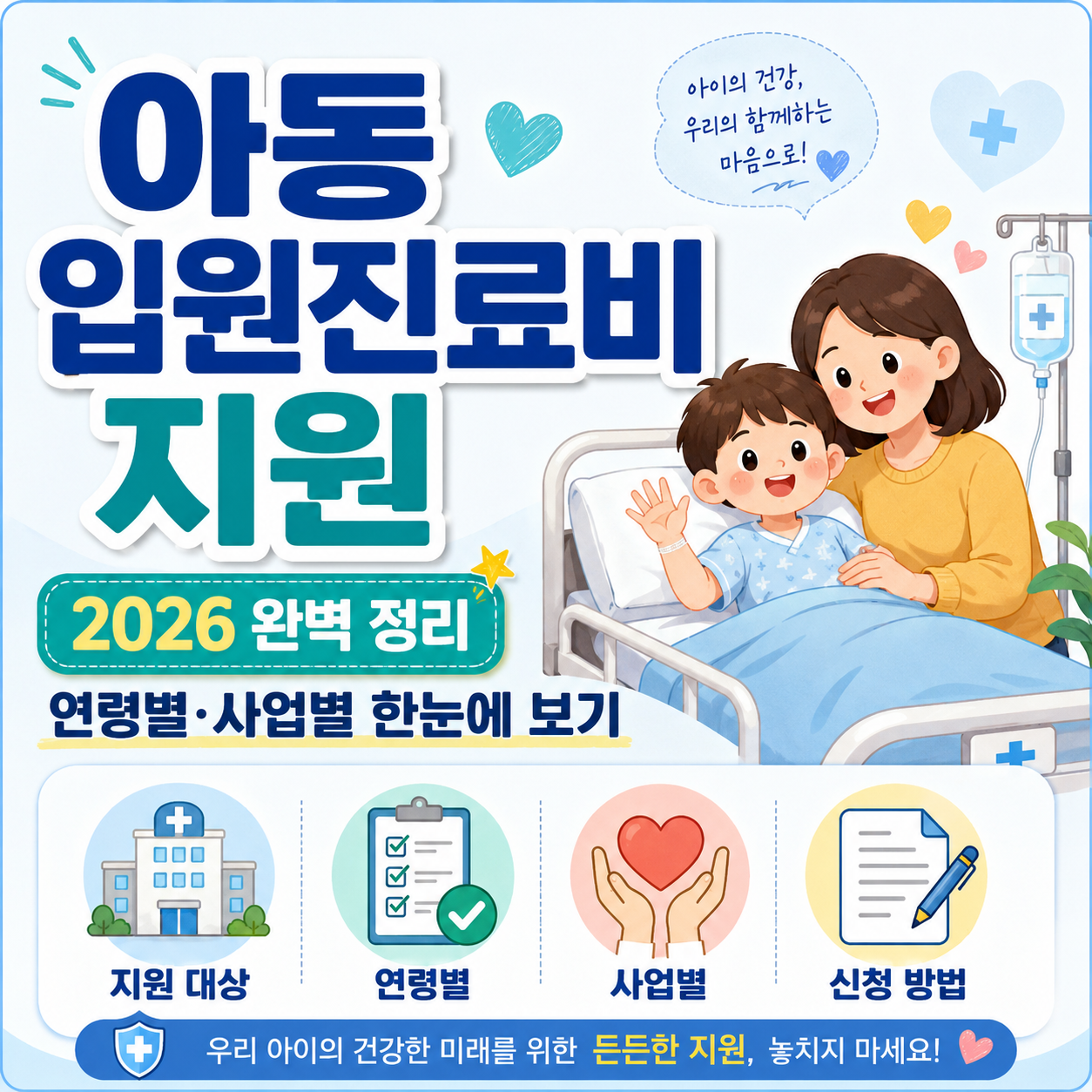 아동-입원진료비-지원-연령별-혜택-안내-이미지