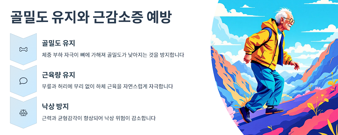 골밀도 유지와 근감소증 예방