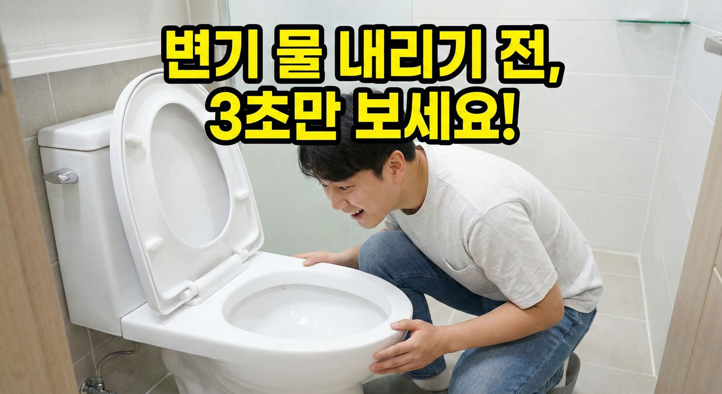 "오늘 아침, 변기 물 그냥 내리셨나요?" 3초 만에 확인하는 내 몸 성적표