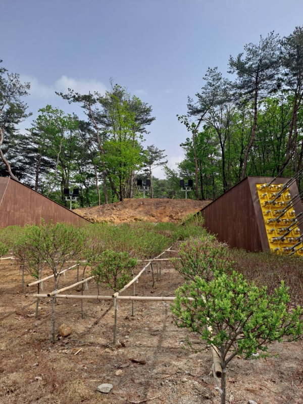 소금산 울렁다리 화단