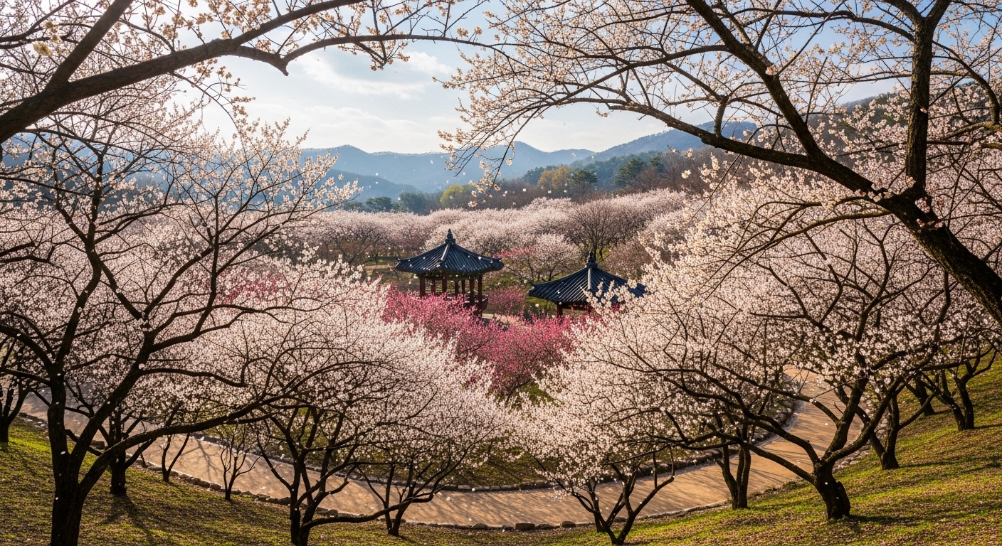 [오늘N] 양산 순매원 매화축제 기차 여행 보물정원 정보