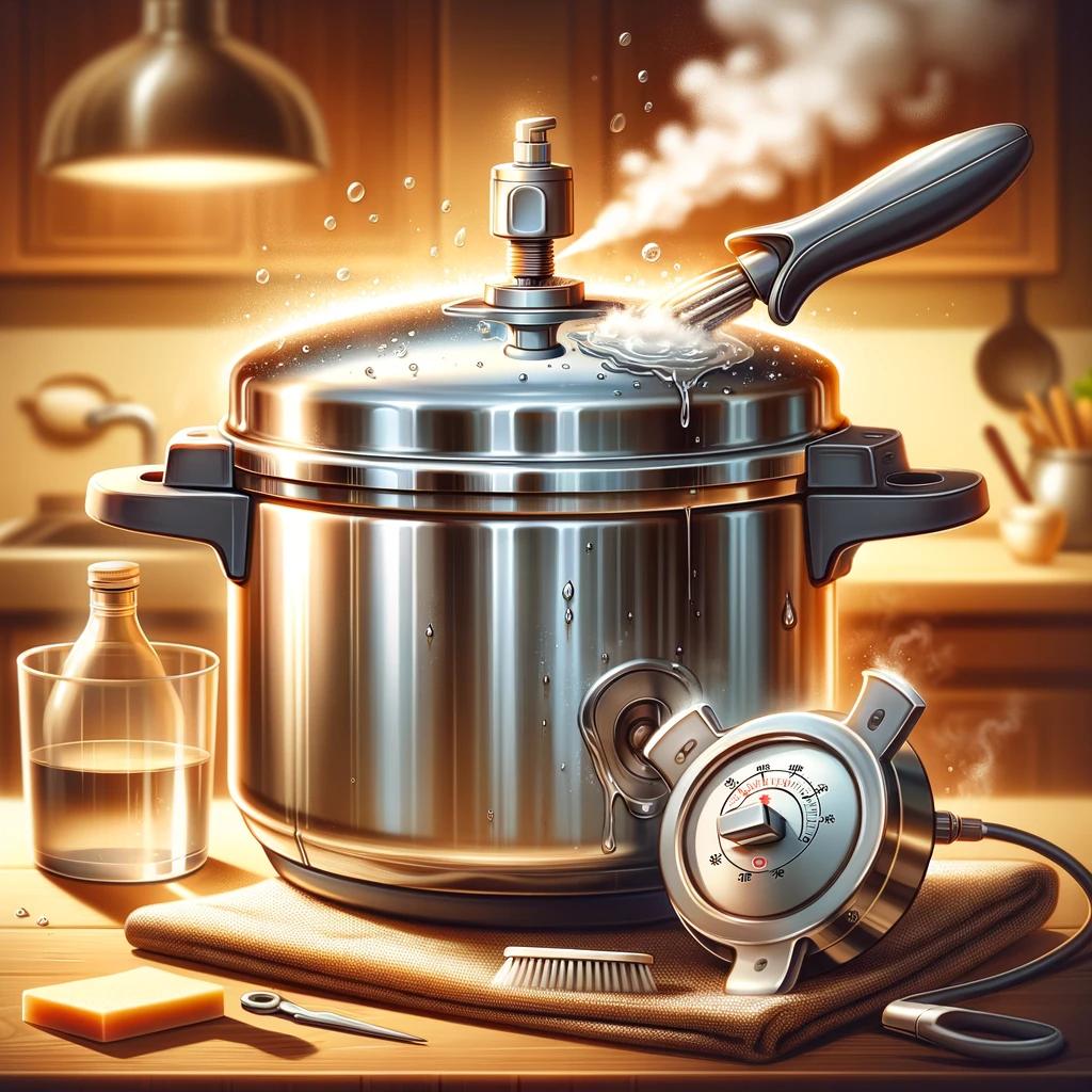 압력솥 추 청소