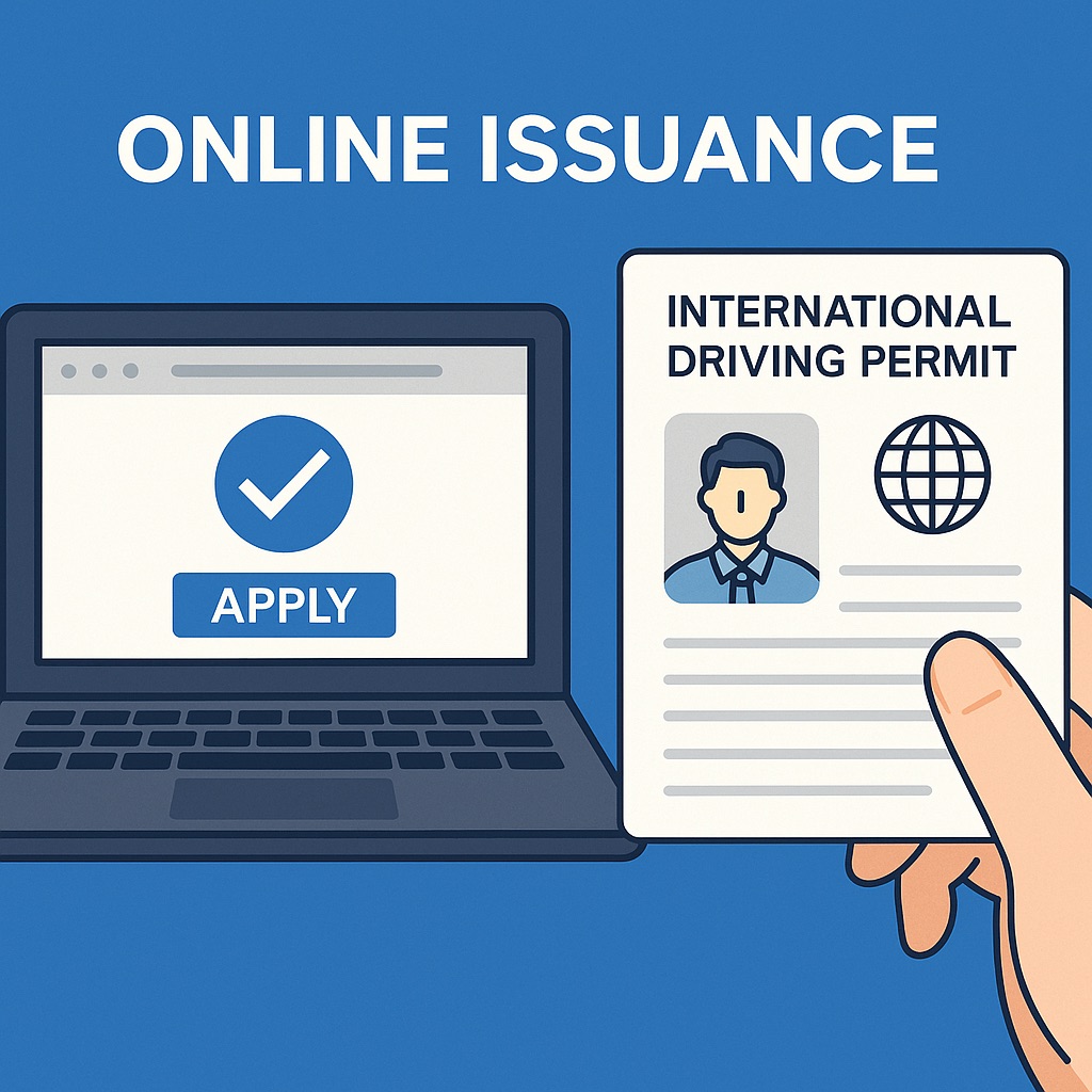 온라인 국제운전면허증 발급 이미지