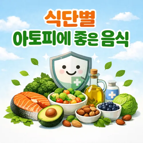 식단별 아토피에 좋은 음식 썸네일
