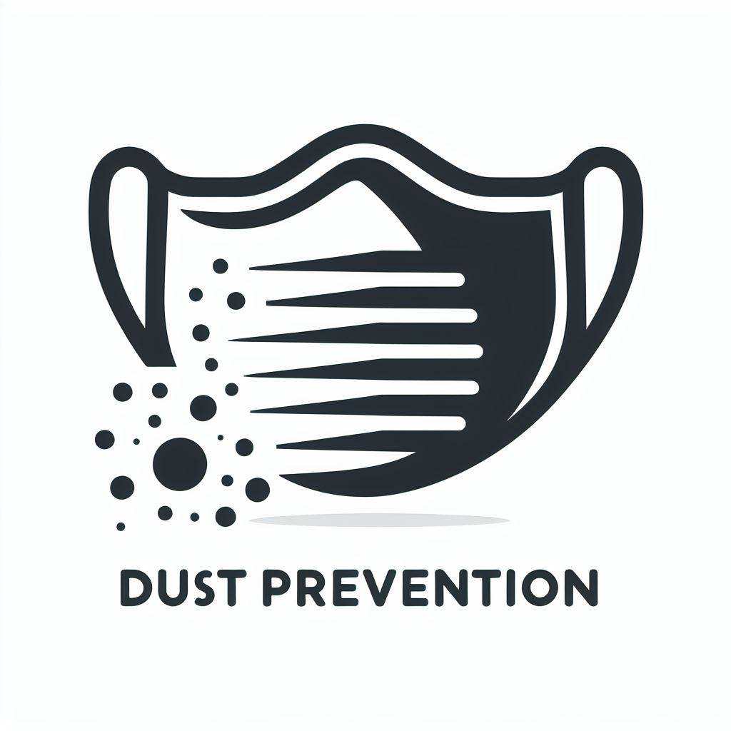 황사 예방 마스크 로고