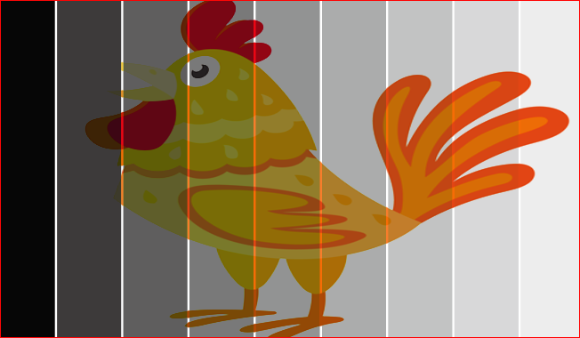 RGB 각 채널별로 밝은 값은 버리고 어두운 값이 적용 후 2