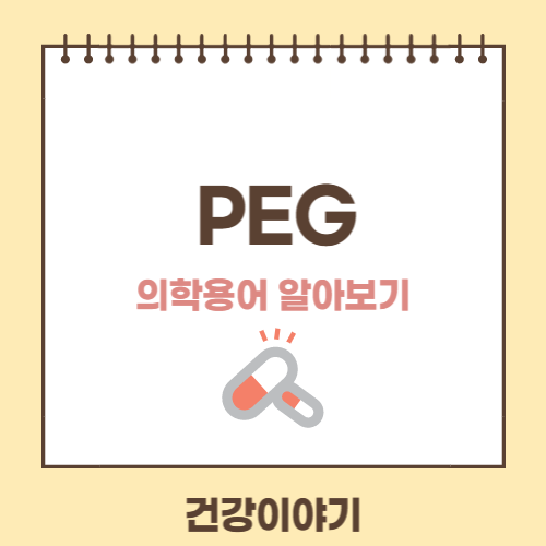 의학용어 PEG에 대해