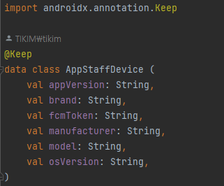 웹뷰와 브릿지 통신을 하기 위한 DTO