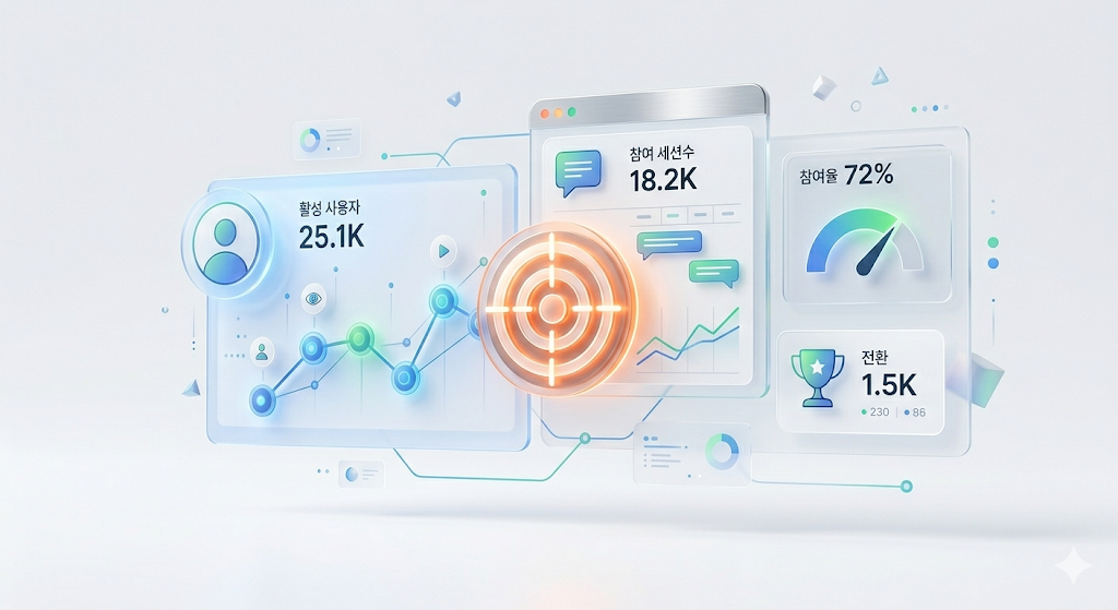 활성 사용자(Active Users)부터 전환(Conversions)까지, GA4의 핵심 성과 지표