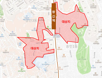 종로-창신동-신통기획-후보지