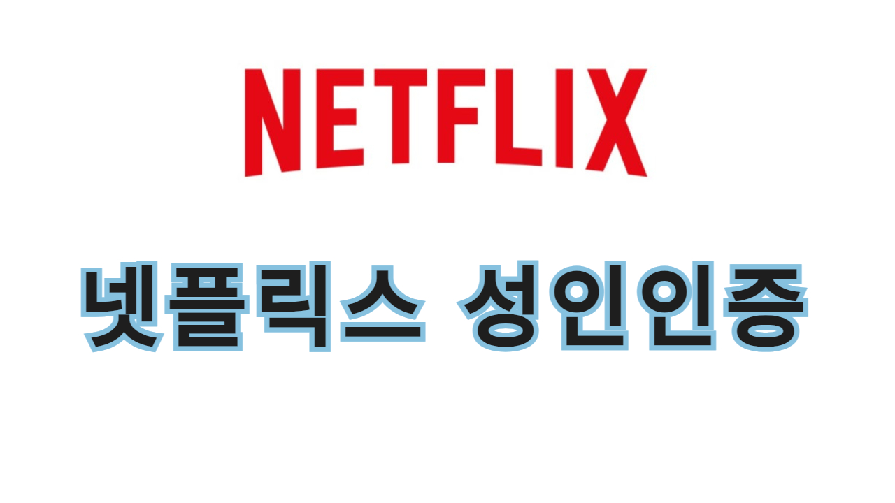넷플릭스 성인인증
