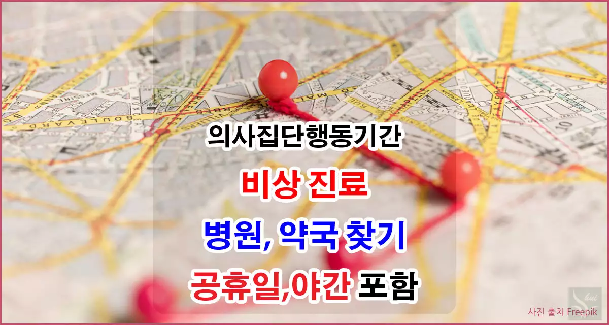 비상진료 병원 의원 약국 찾기