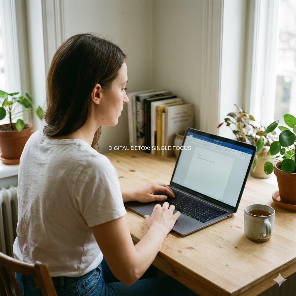 멀티 스크린 시대, 한 번에 한 가지에 집중하는 법