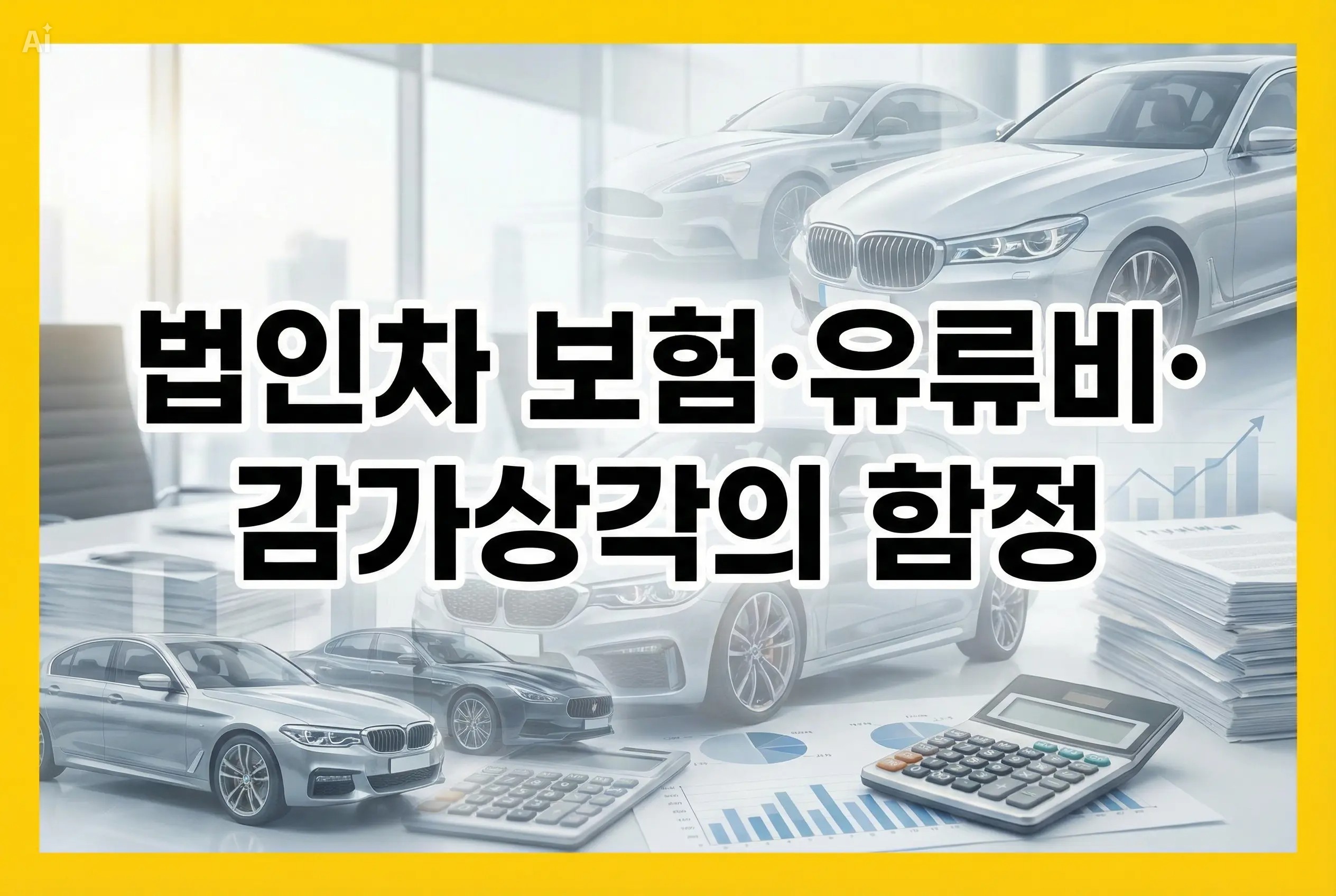 법인차 보험·유류비·감가상각의 함정에 대해 알아보자.