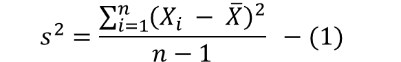 표본 분산