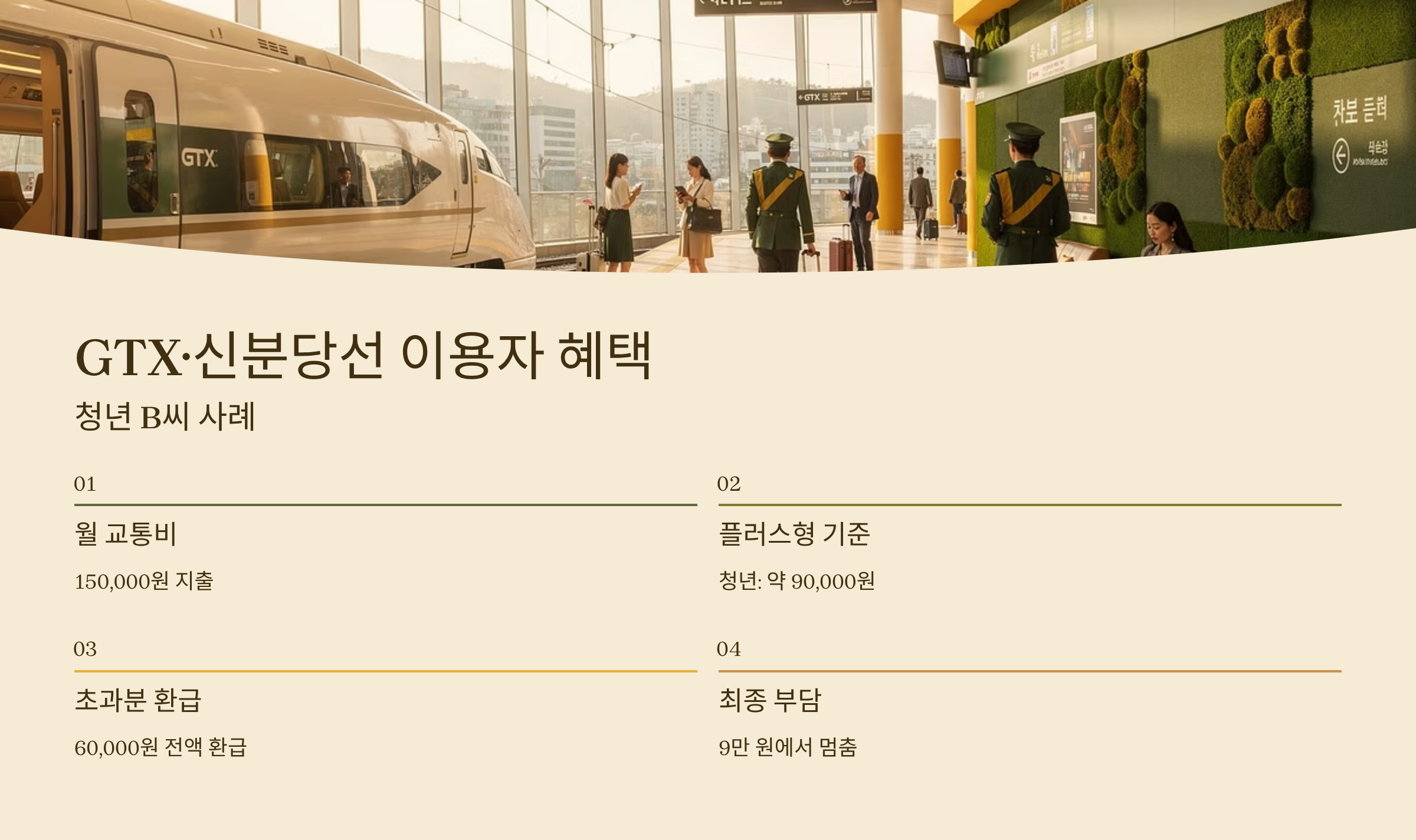 모두의 카드 예시로 보는 환급구조 GTX