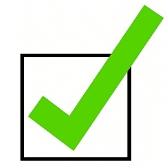 체크할 내용임을 표현한 '체크 표시'