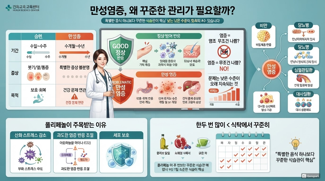 만성염증, 왜 꾸준한 관리가 필요할까?