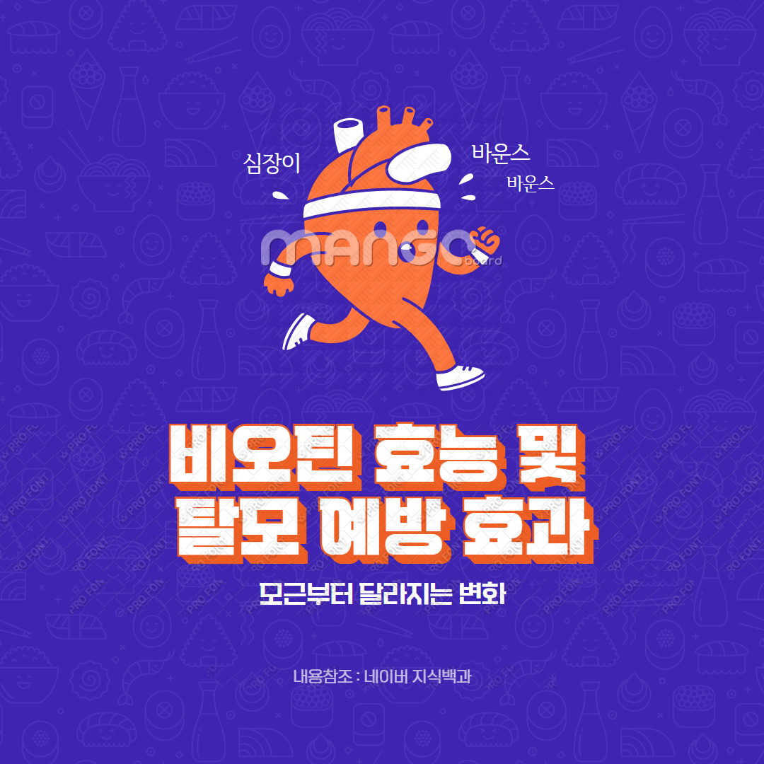 비오틴 효능 및 탈모 예방 효과