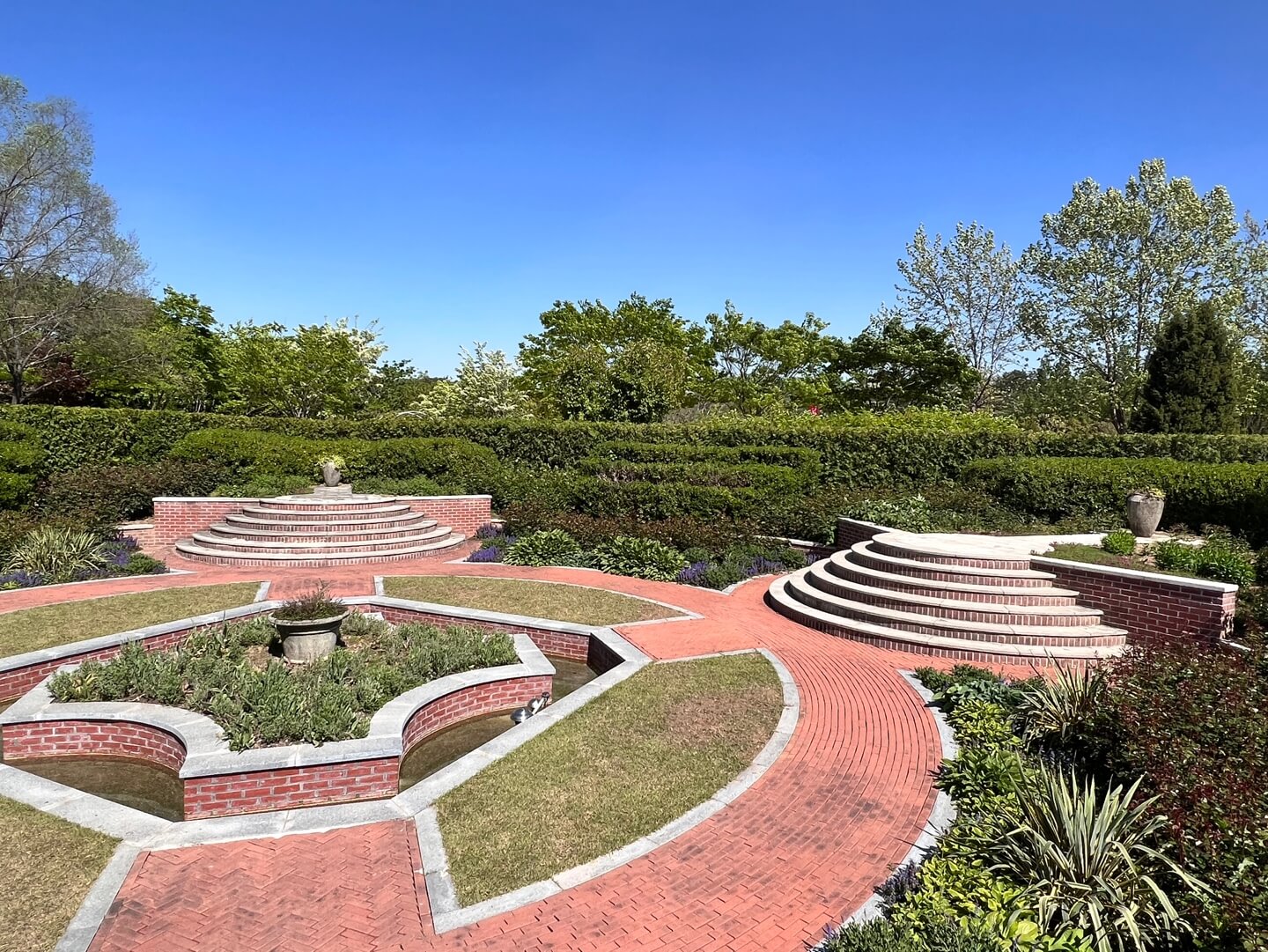 영국 정원 내부