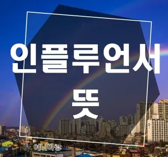 인플루언서 뜻 유래 의미 활용방법_28