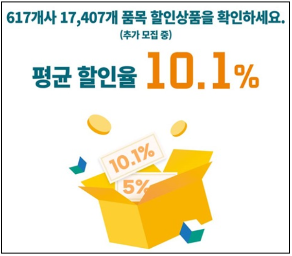 나라장터 상생세일 할인 품목