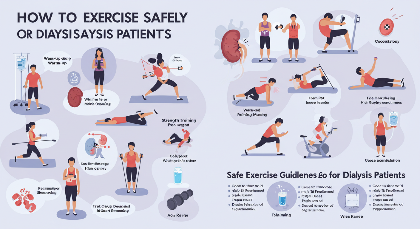 투석 환자 운동, 안전하게 하는 법