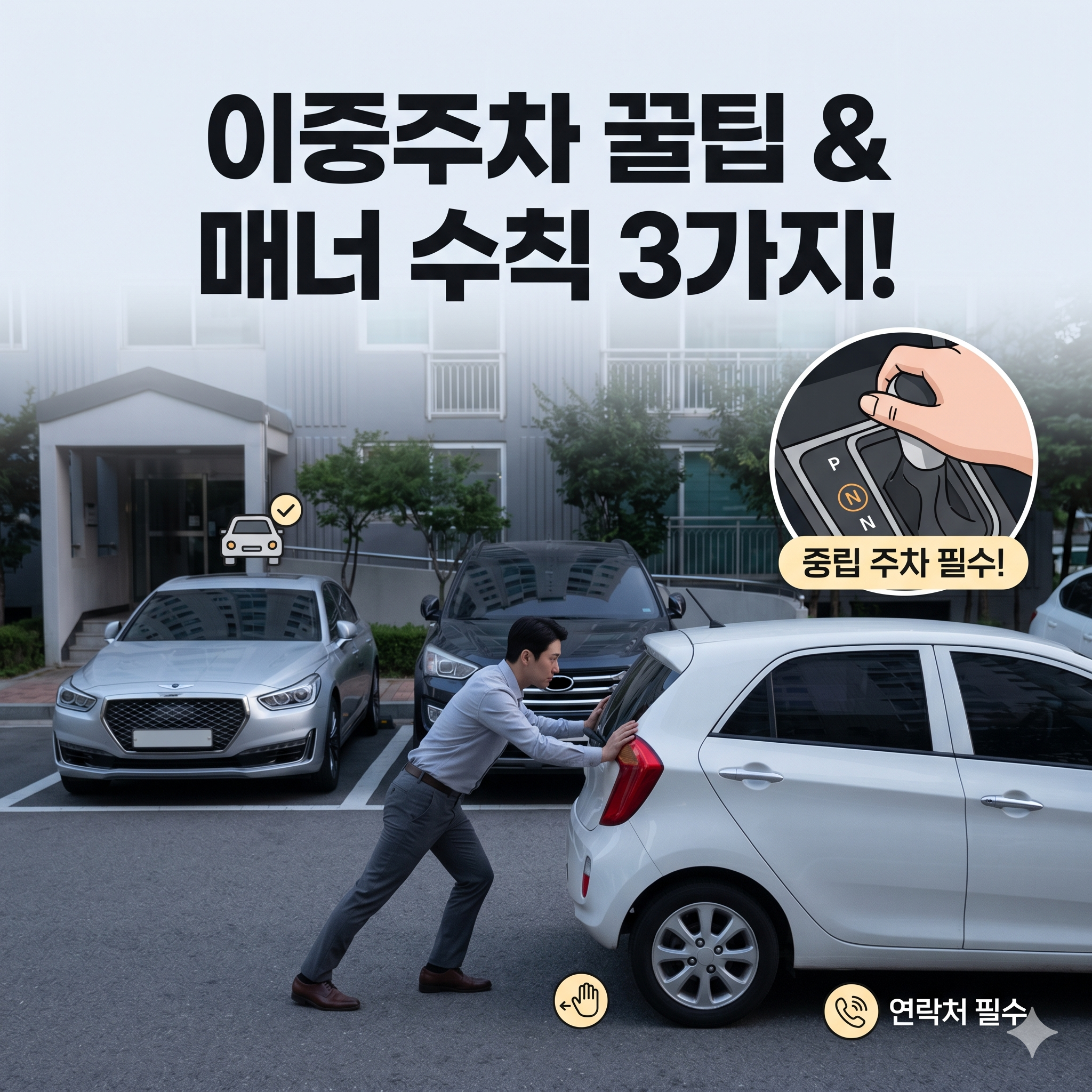 이중주차 사고 예방을 위한 핵심 가이드와 매너 수칙