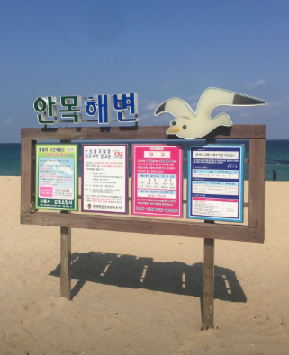 안목해변