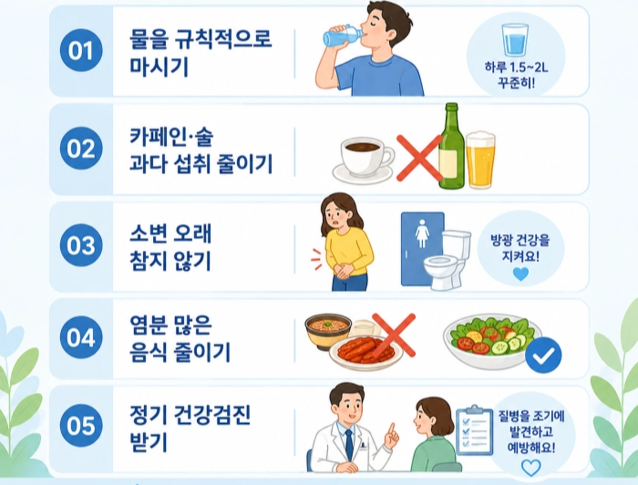 소변 색깔로 보는 건강