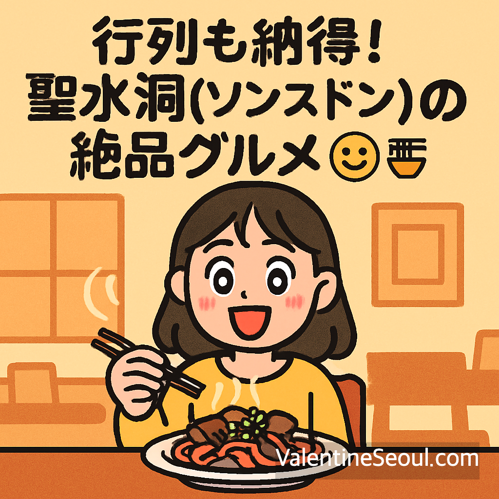 行列も納得！聖水洞(ソンスドン)の絶品グルメ😋🍜