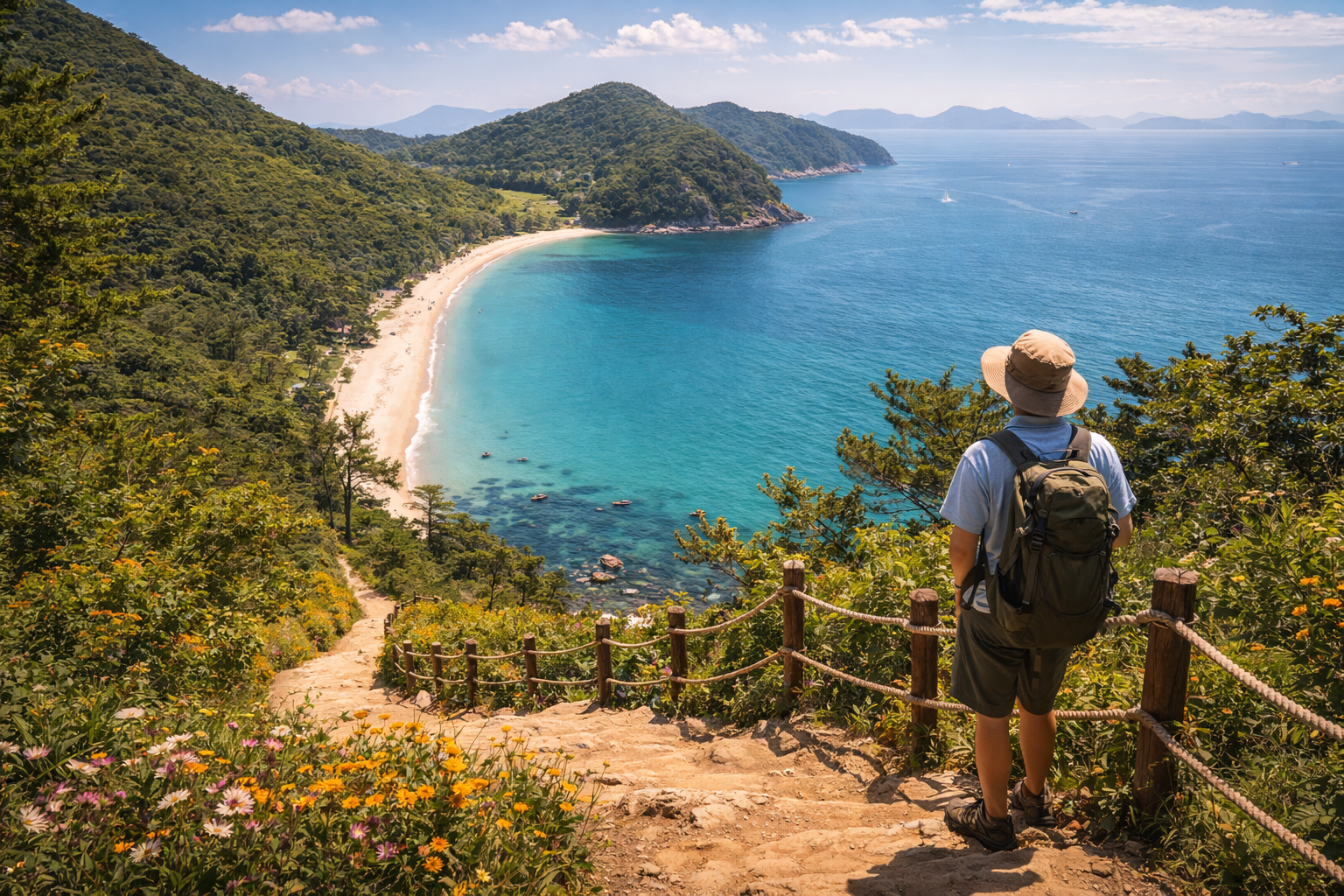 비진도는 섬과 바다가 맞닿은 &lsquo;완벽한 쉼의 섬&rsquo;입니다.