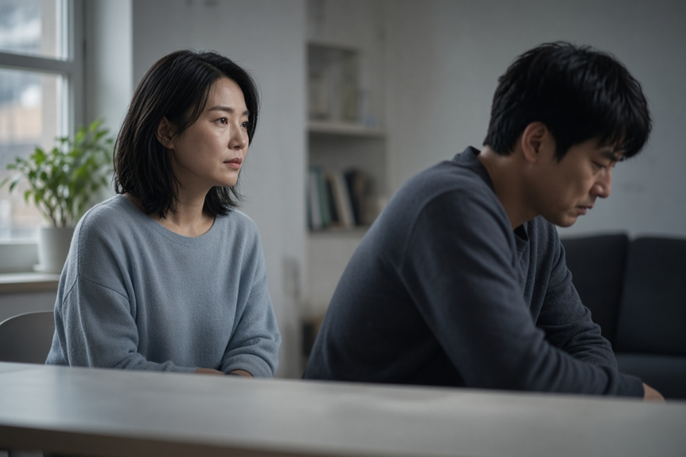 갈등 상황에서 대화를 회피하고 침묵