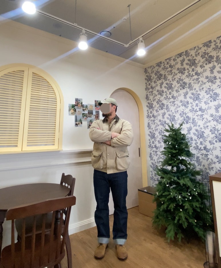 데일리룩('25. 11. 19.)폴로랄프로렌 더블알엘 가먼트다잉 트윌 볼캡, 그레이휴 사파리 재킷, 유니폼브릿지 셀비지 생지 데님 팬츠, 레드윙 아이언레인저 호손뮬스키너 스웨이드