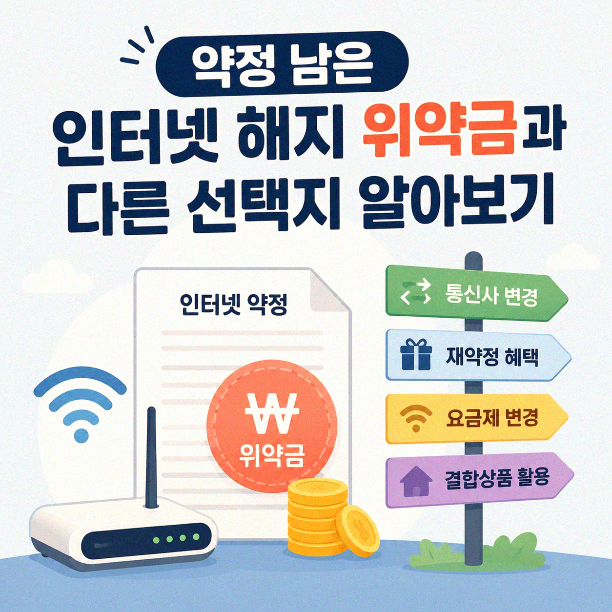 인터넷 약정 기간 남았을 때 해지하면 발생하는 일들
