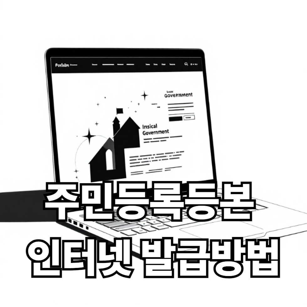 주민등록등본 인터넷발급
