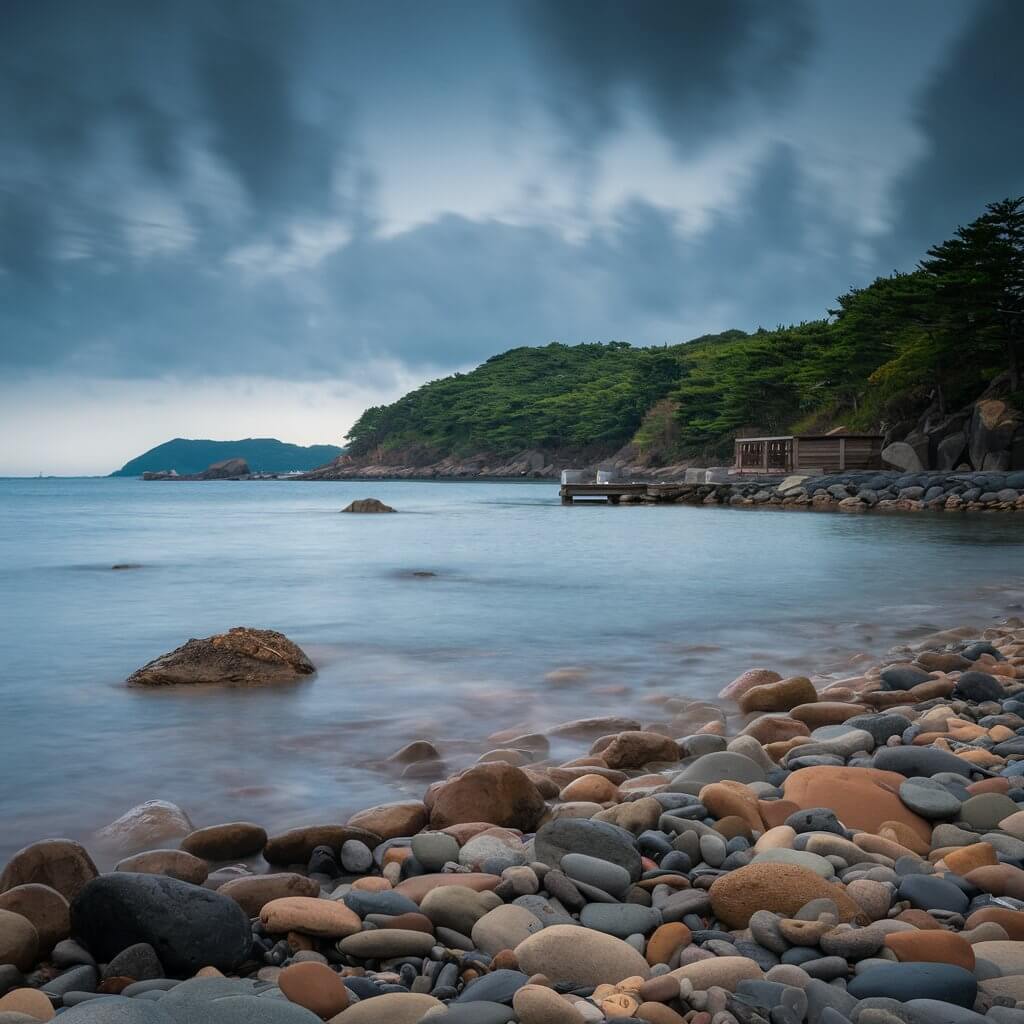 강릉의 조용한 바닷가, 가족과 걷기 좋은 해변 스팟