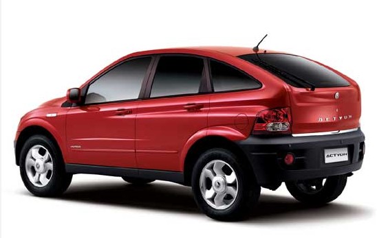 쌍용 액티언 자동차 모습