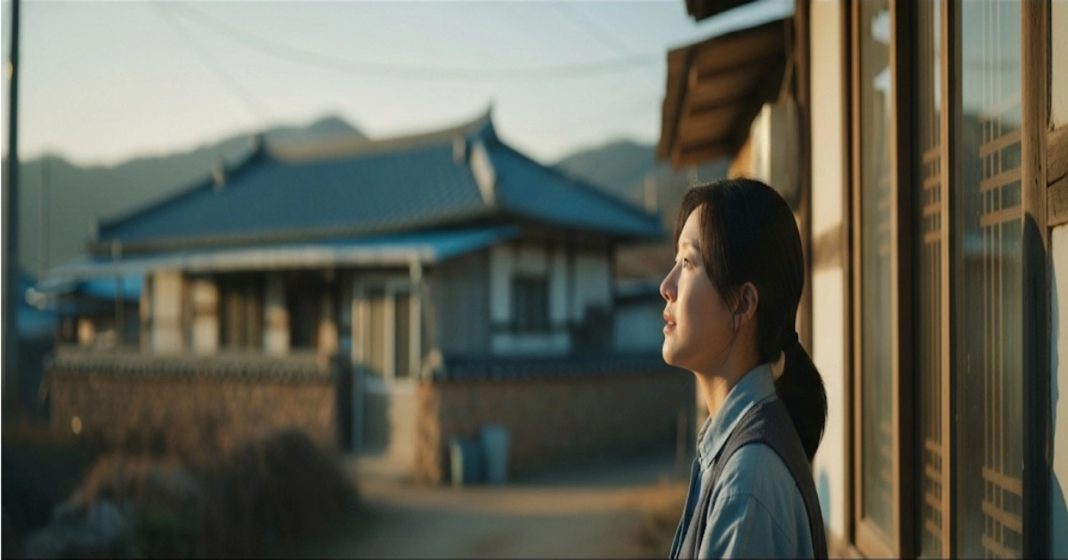 나의 해방일지: 쓸쓸함과 희망이 공존하는 시골 풍경 속 인물