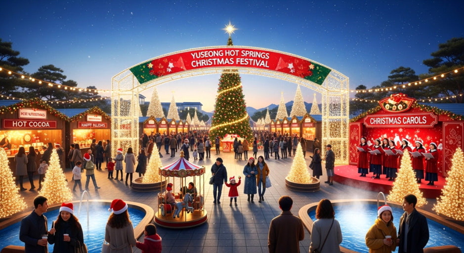 2025 유성온천 크리스마스축제|3일간 펼쳐지는 겨울 낭만 축제 관련 사진