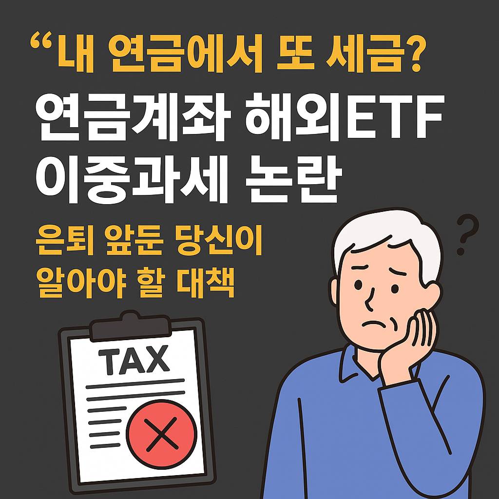 연금저축계좌 해외ETF 이중과세 논란