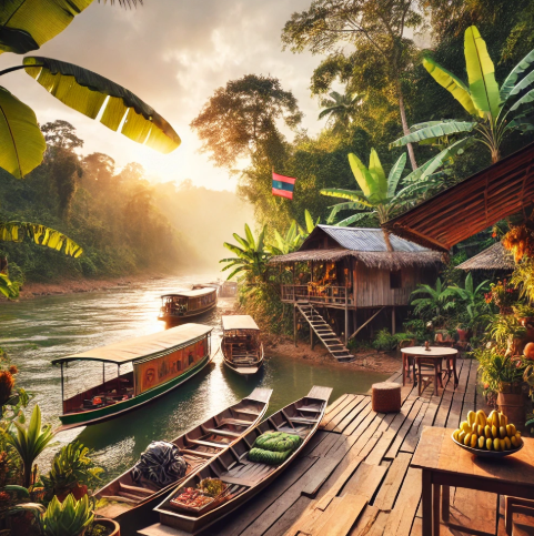 라오스 섬 사진