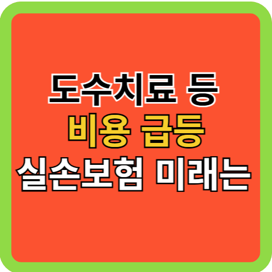 도수치료 등 비용급등 실손보험 미래는?