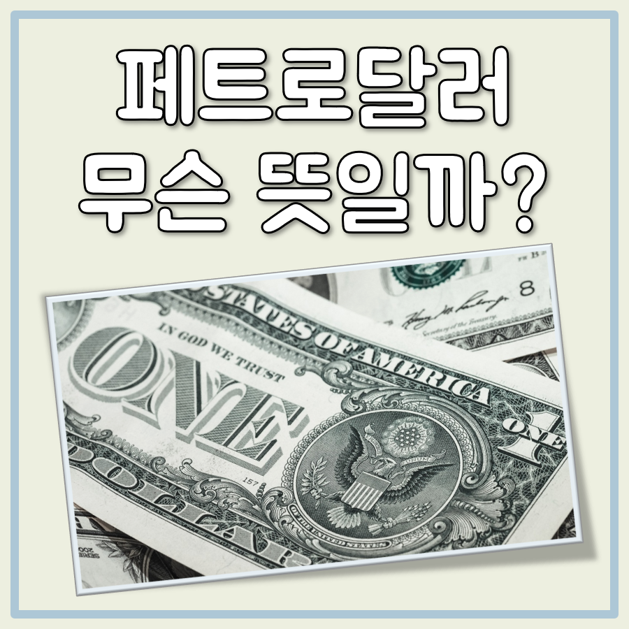 페트로 달러 뜻 대표 이미지