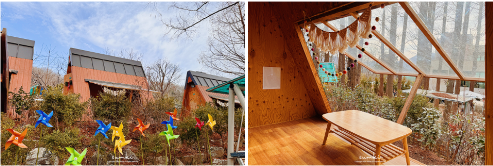 빅트리 카페 우드 캐빈 자리 사진