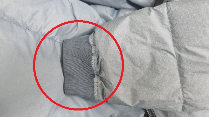 구스패딩-소매오염