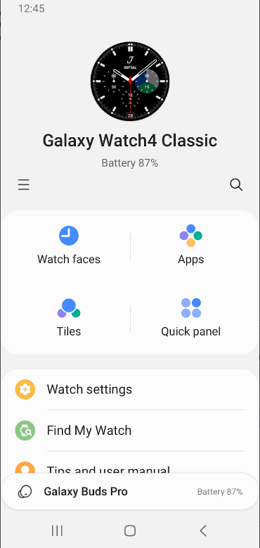 갤럭시 워치, Galaxy Wearable (Samsung Gear)