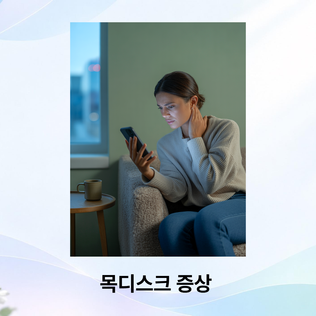 목디스크 증상