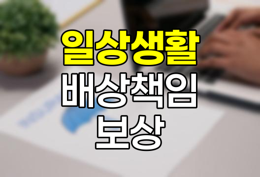 일상생활 배상책임보험 친족 보상 범위